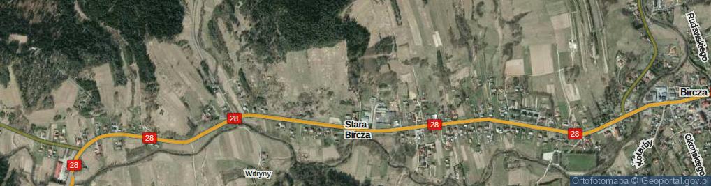 Zdjęcie satelitarne Stara Bircza ul.
